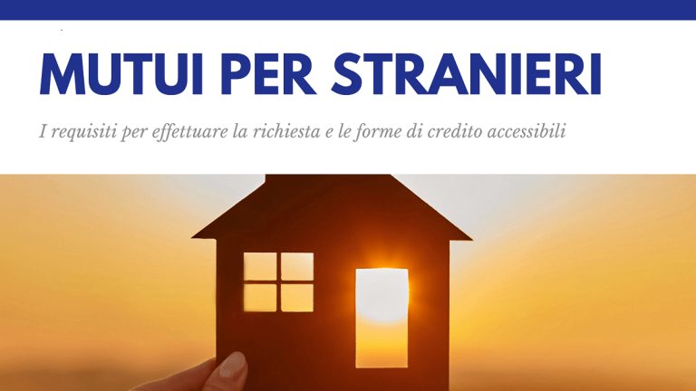 Mutui per stranieri in Italia. Mutuo 100 per 100 per gli stranieri. Kiron Padova