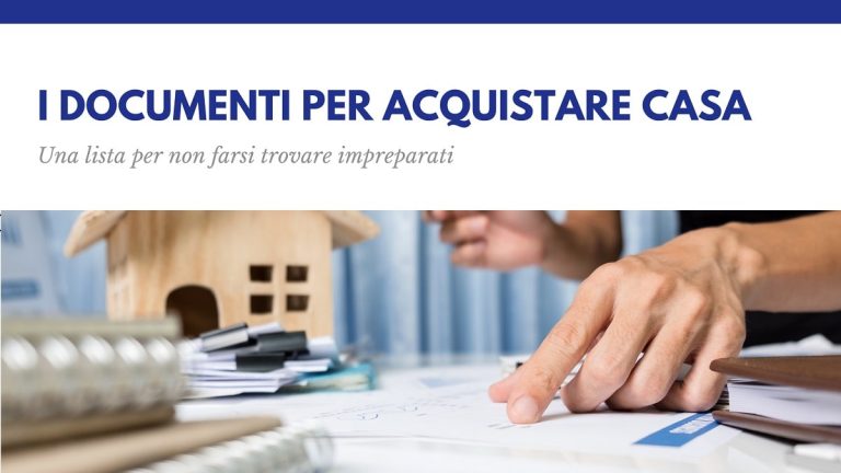 Documenti per acquistare casa - Kiron Padova