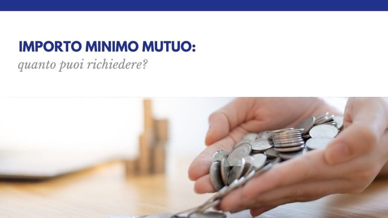 Importo minimo mutuo