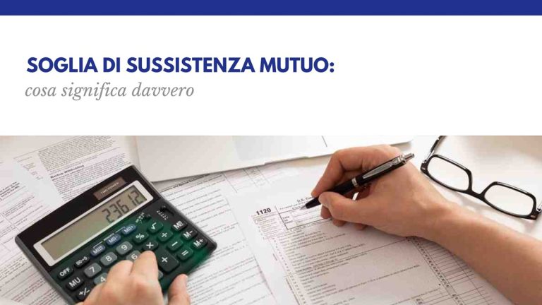 Soglia di sussistenza mutuo